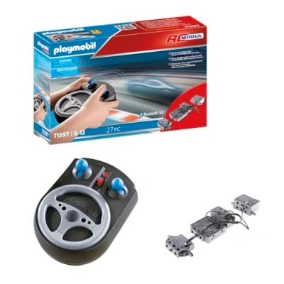 Image of Playmobil 71397 City Life RC Vehicles Bluetooth Module Set, comprehensive set for upgrading all capable vehicles, fun imaginative role play, playsets suitable children ages 6+