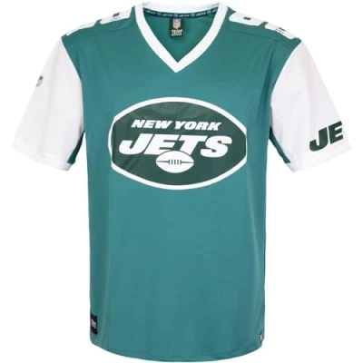 Image of Fanatics Recovered NFL Team Colour Block Jersey, New York Jets, XL