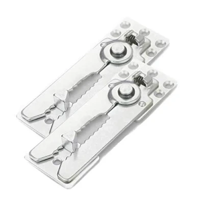 Image of QOPAHI 2 Pack Sofa Connectors, Sectional Couch Connector with Screws, Large Corner Sofas Support Boards Clips Snap for Modular Couches Garden Furniture Sets, 155mm