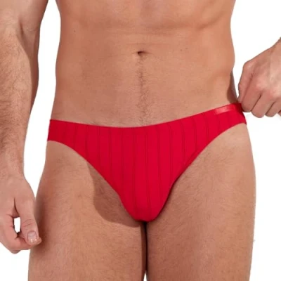 Image of HOM, Mens, Chic Micro Briefs, Red, S