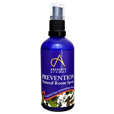 Image of Absolute Aromas Prevention Room Spray 100ml Natural Mist with Clove, Eucalyptus, Lemon, Ravintsara and Tea Tree Essential Oils