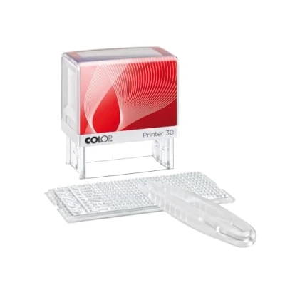 Image of COLOP Printer 30/2 Set 100887 47x18mm DIY Stamp Kit Create Your Own Custom Self Inking