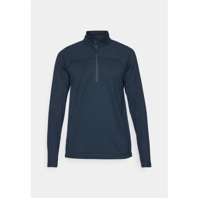 Image of Fjallraven 87113 555 Abisko Lite Fleece Half Zip M/Abisko M Sweatshirt Men&#039;s Dark Navy Size