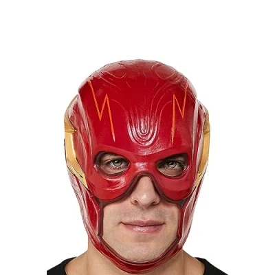 Image of Rubie&#039;s Men&#039;s DC Comics Flash The Movie Deluxe Overhead Latex Mask, As Shown, One Size, Size