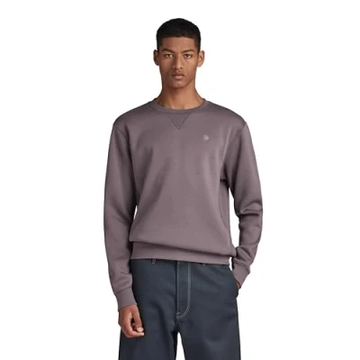 Image of G STAR RAW Men&#039;s Premium Core Sweater, Grey (rabbit D16917 C235 G077), XXL