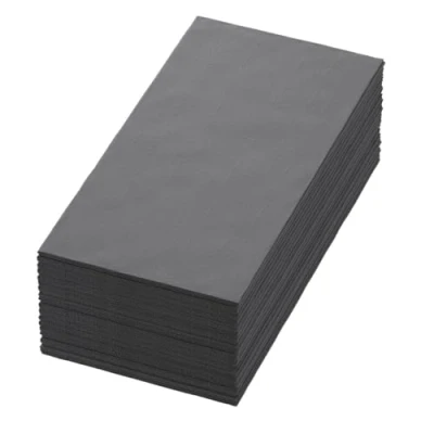 Image of Dunisoft Granite Grey 40 x cm 8 Fold Napkins Pack of 60