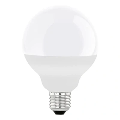 Image of EGLO LED light bulb, E27 globe, 11.8 watt (equivalent to 75 watt), 1055 lumens, neutral white lamp, 4000 Kelvin, spotlight G95, Ø 3.7 inches