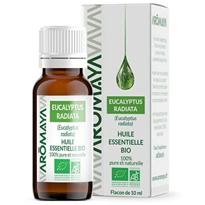 Image of AROMAYA Radiata Eucalyptus Essential Oil 100% Pure and Organic 10ml