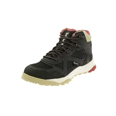 Image of Timberland Women&#039;s Lincoln Peak Lite Mid F/L WP Chukka, Black Leather, 8 UK