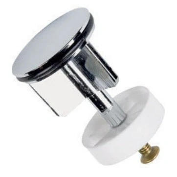 Image of UK TECH Heavy Chrome Plated Basin Sink Waste pop up Plug for Bathroom Washbasin Seals Highly Durable Easy to use and Install 40MM