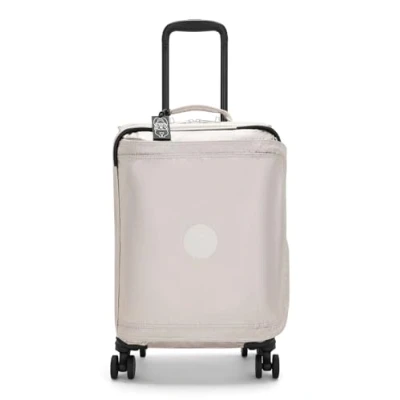 Image of Kipling SPONTANEOUS S Small cabin size wheeled luggage, Carry On, Metallic Glow (Silver)