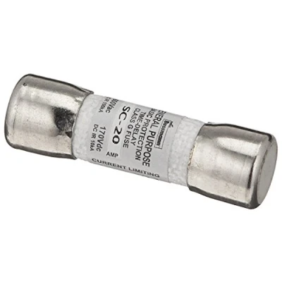 Image of Bussmann SC 20 Cartridge Low Voltage Time Delay Fuse, 600 Vac/170 Vdc, Amp