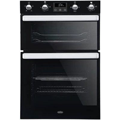 Image of Belling BI902FP Built In Double Oven Black