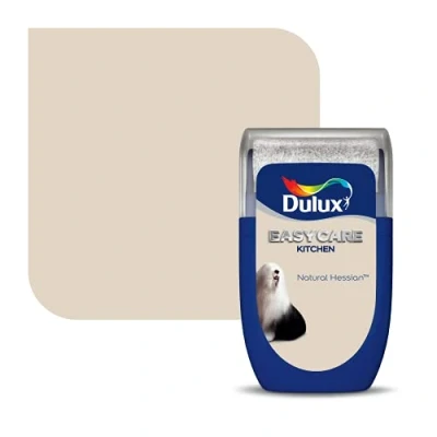 Image of Dulux Easycare Kitchen Tester Paint, Natural Hessian, 30 ml