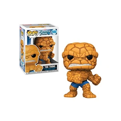 Image of Funko POP! Marvel: Fantastic Four the Thing Collectable Vinyl Figure Gift Idea Official Merchandise Toys for Kids &amp; Adults Comic Books Fans Model Collectors and Display