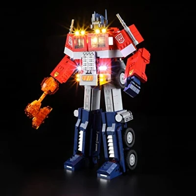 Image of LIGHTAILING LED Lighting Kit for Lego 10302 Optimus Prime Building Blocks Model Light Set Compatible with Model(Not Include Model)