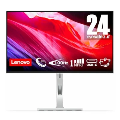 Image of Lenovo L series L24m 4A 23.8&quot; IPS Full HD Height Adjustable Built in Speakers USB C Monitor