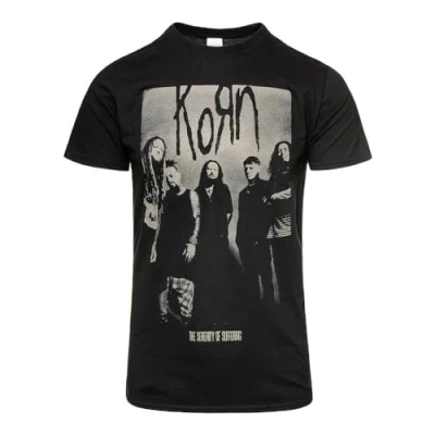 Image of KORN &#039;Knock Wall&#039; (Black) T Shirt (Medium)