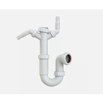 Image of 1½&quot; Kitchen Sink Trap with Twin 135 Nozzles