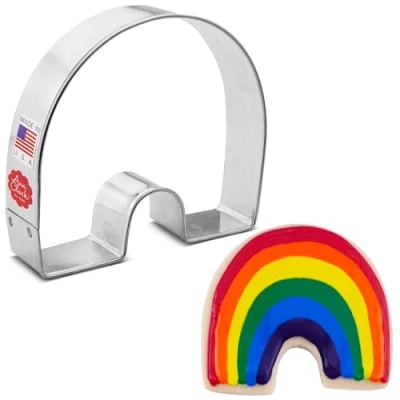 Image of Rainbow Arch Cookie Cutter, Made in USA by Ann Clark
