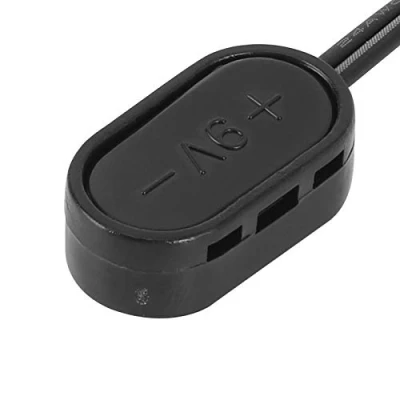 Image of Voluxe 9 V Battery Clip Connector, Purest Current 6.7in Snap Connector Power Supply Adapter for Guitar Effect Pedal