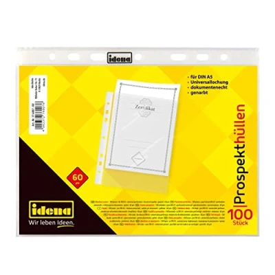 Image of Idena, brochure Covers, DIN4, 10010 DIN A5, 100 Item, Grained
