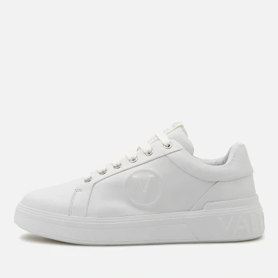 Image of Valentino Women&#039;s Rey Leather Flatform Trainers UK 3.5