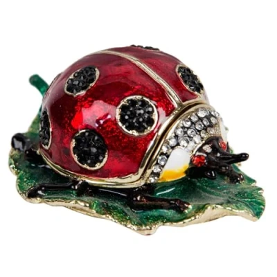 Image of Treasured Trinket Box Beautiful Sparkling Ladybird