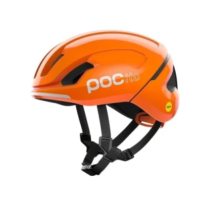 Image of POC POCito Omne MIPS Bike Helmet for Kids perfect protection and reflective details size: 51 56