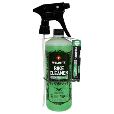 Image of WELDTITE 1 Litre Lime Bike Cleaner with 30 ml Reload Eco Friendly, Powerful Formula for a Spotless (Pack of 1)