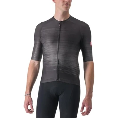 Image of CASTELLI 4523009 085 AERO Race 6.0 Jersey Men&#039;s T Shirt Light Black XXXL