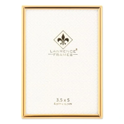 Image of Lawrence Frames 3.5W x 5 Inch H Simply Gold Metal Picture Frame (670035)