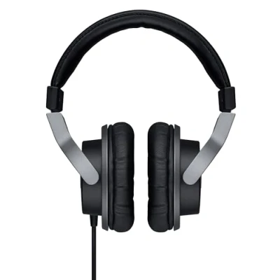 Image of Yamaha HPH MT7 Studio headphones Foldable professional with 3m cable and 6.3mm standard stereo adapter plug, black