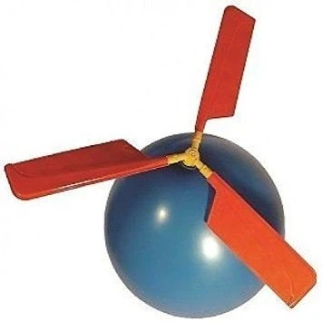 Image of MunchieMoosKids 1x Balloon Helicopter Novelty Toy