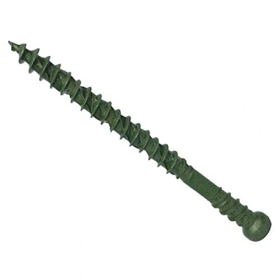 Image of ForgeFast Reduced Head Decking Screws 4.5 x 60mm Green Elementech 2000 Tub 500