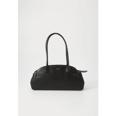 Image of Coach Glazed Empire Carryall Handbag, Women&#039;s, Size: One Size, Black