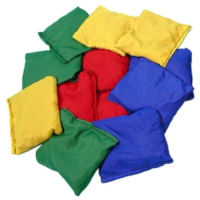 Image of NRS Healthcare Colourful Cotton Bean Bags Pack of 12