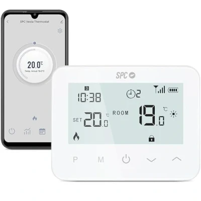 Image of SPC Smart Thermostat, White