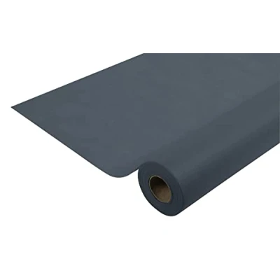 Image of Disposable spun bound nonwoven tablecloth Roll 20 M long X 1.20 wide Tear proof, water repellent and wipe able material anthracite