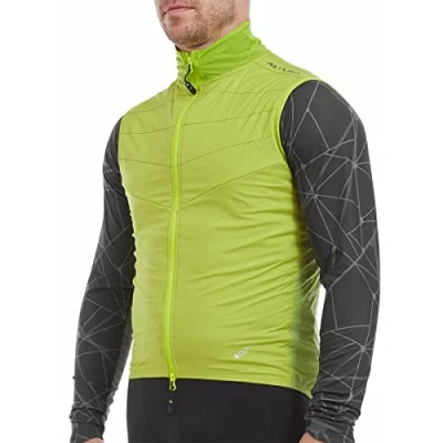 Image of Altura Icon Rocket Men&#039;s Insulated Packable Gilet: Lime, S
