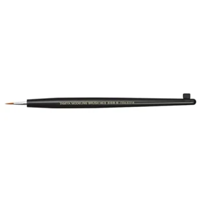 Image of TAMIYA 87218 HG II Point Fine Synthetic Hair Brush, Craft Tools, Model Making Accessories
