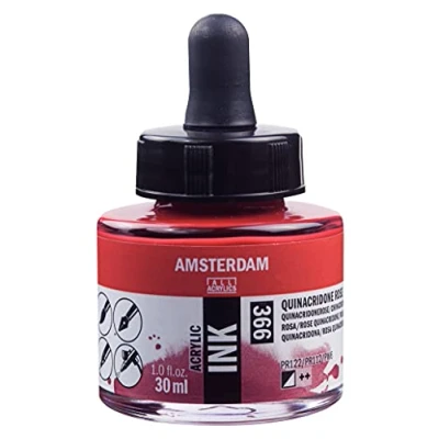 Image of Amsterdam ACRYLC Ink QUINA, Quinacridone Rose, One Size
