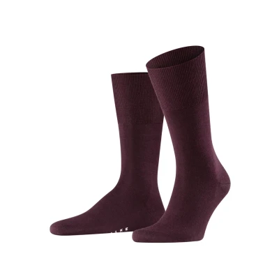 Image of FALKE Men&#039;s Airport M SO Wool Cotton Plain 1 Pair Socks, Blue (Cornflower 6554), 5.5 6.5