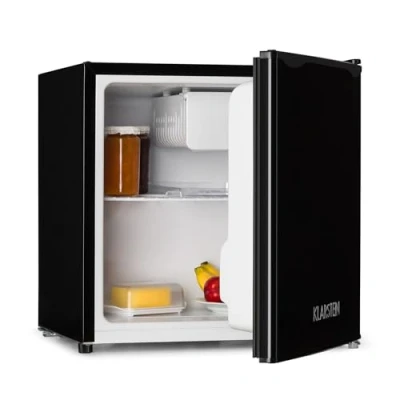 Image of Klarstein Mini Fridge for Bedrooms, Food, Drinks, Skincare, Beverages &amp; Beer Cooler, Manual Defrost, Ice Cube Tray, Quiet Small Home, Office, Bar, Caravans, Camping, 0 10C, 46L