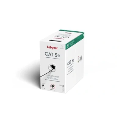 Image of Labgear Cat 5e Ethernet Cable 305m, 100% Pure Copper, Outdoor Internet Cable, 23AWG UTP Weatherproof, High Speed LAN Network Frequency 100MHz &amp; 350MHz, 4 Twisted Pairs