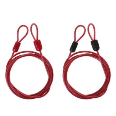 Image of Lock Steel Wire Cable 1m Loop Cycling Bike Protector Anti Theft