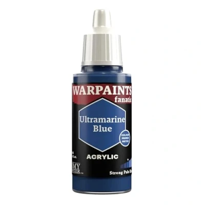 Image of The Army Painter Blue Warpaints Fanatic 18ml Acrylic Paints (Ultramarine Blue)
