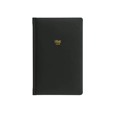 Image of Letts Signature leather travel journal green