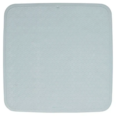 Image of Sealskin Rubelle Anti Slip Mat, Rubber, Blue, 52 x 0.4 cm