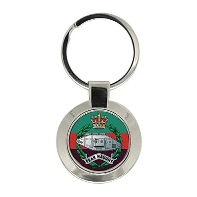 Image of Giftshop UK Royal Tank Regiment, British Army Key Ring